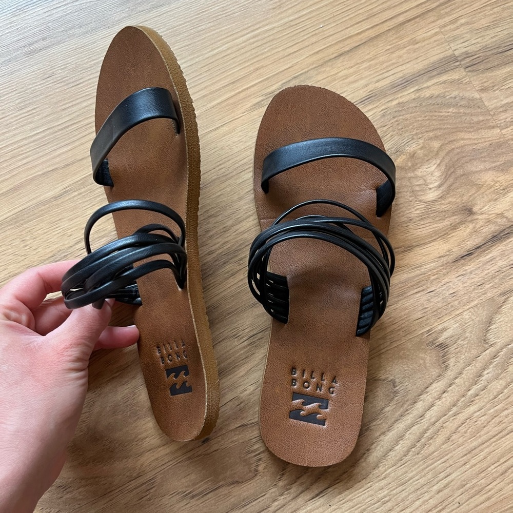 Black Billabong sandals